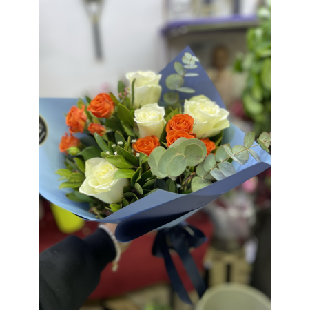 Vip beyaz turuncu rose 22